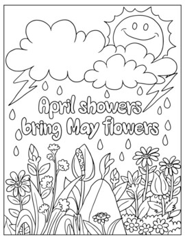 Coloring Pages For May Worksheets Teaching Resources Tpt