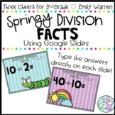 Springy Division Facts Using Google Slides