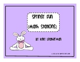 Springy Fun! {Math Stations}