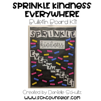 Preview of Sprinkle Kindness Bulletin Board Kit