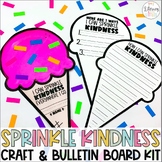 Sprinkle Kindness Craft & Bulletin Board | Ice Cream Frien