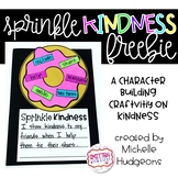 Sprinkle Kindness Donut (a FREE character building craftivity)