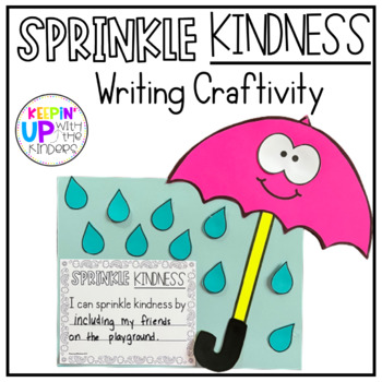 Preview of Sprinkle Kindness | Spring Writing Craft | Rain and Umbrella