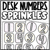 Sprinkles - Desk/Table Numbers | Classroom Seating Organiz