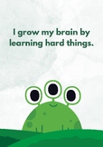 Sprouting Success: Growth Mindset Digital Poster for Kids
