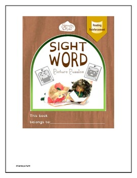 Preview of Sprouty Kids Sight Word Picture Puzzles