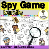 Spy Game - BUNDLE - Low Prep Speech and Language Therapy