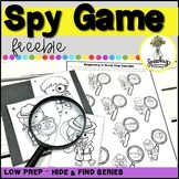 Spy Game - Speech Therapy FREEBIE - Low Prep Articulation Freebie
