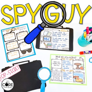 Preview of Spy Guy Read Aloud - Reading Activities - Reading Comprehension