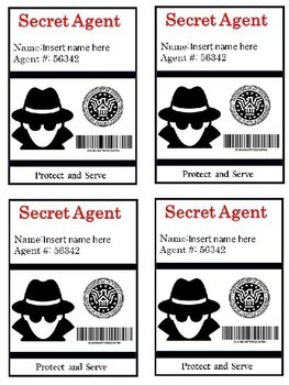 Spy Room Transformation: Secret Agent Badges and Fingerprint Scanner