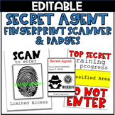Spy Room Transformation: Secret Agent Badges and Fingerpri