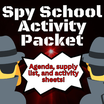 Preview of Spy School Activity