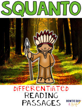 Preview of Squanto Differentiated Reading Passages
