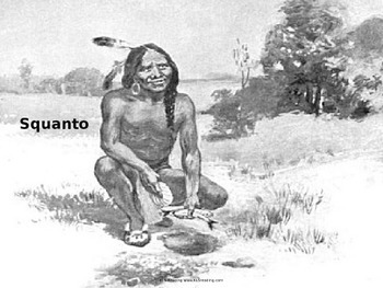Preview of Squanto - Life Story - Power Point - History Facts Pilgrims Thanksgiving