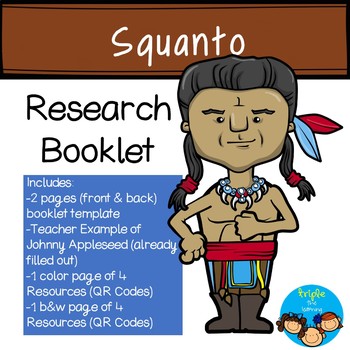 Preview of Squanto-Historical Figure Research Booklet