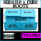 Square & Cube Roots/Estimating Foldable Notes Interactive 