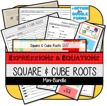 Preview of Square & Cube Roots Mini-Bundle