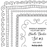 Doodle Border Set #3