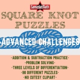 Square Knot Advance Addition Subtraction Puzzles: Prob Sol