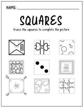 Preview of Square Practice Sheet