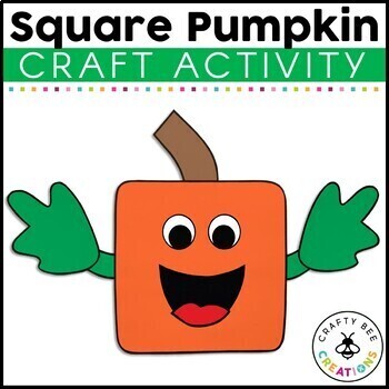 Preview of Square Pumpkin Craft | Spookley the Square Pumpkin | Fall Activities
