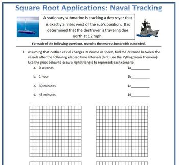 Preview of Square Root Applications: Naval Tracking