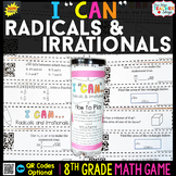 8th Grade Math Game | Square Root, Cube Root, & Irrational