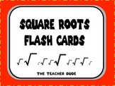Square Root Flash Cards