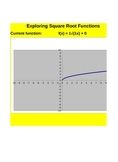 Square Root Function Exploration