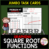 Square Root Functions Graphing Review Jumbo Cards