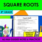 Square Root Notes & Practice | Guided Notes | + Interactiv