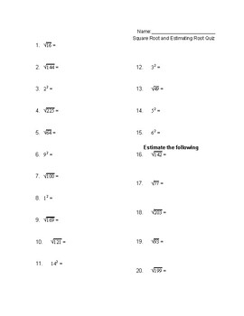 Square Root Quiz: Unlock the Secrets of Mathematics with Fun Challenges!