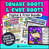 Square Roots & Cube Roots Digital & Print Bundle | Guided 