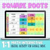 Square Roots Digital Practice Activity