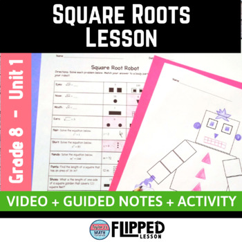 Preview of Square Roots Lesson
