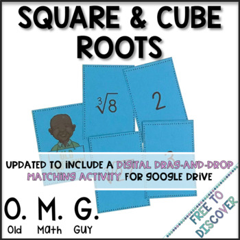 Preview of Square Roots and Cube Roots Card Game
