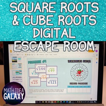 Preview of Square Roots and Cube Roots Digital Activity