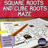 Square Roots and Cube Roots Digital Activity