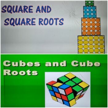 Preview of Square Roots and Cube Roots Powerpoint 