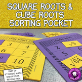 Square Roots and Cube Roots Sorting Activity