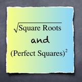 Square Roots and Perfect Squares:  Making Connections Discovery