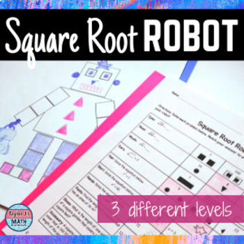 Preview of Square Roots of Perfect Squares Activity