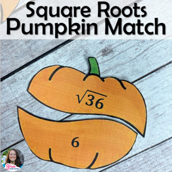 Preview of Square Roots of Perfect Squares Fall Matching Activity