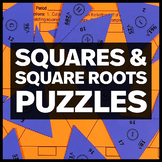 Square Roots of Perfect Squares Puzzle - Fun Math Activity