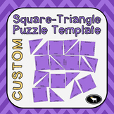 Square-Triangle Vocabulary Puzzle Template