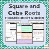 Square and Cube Roots Two-Column Notes