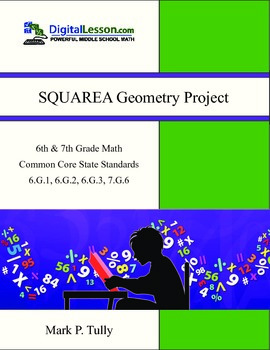 Preview of Squarea Geometry Project - Area, Volume, and Surface Area