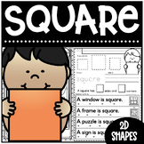 Squares ~ A No Prep Math Printables Package for Kindergart