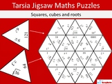 Squares, Cubes and Roots Practice Activity - Tarsia Jigsaw Puzzle