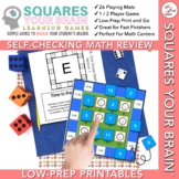 Second Grade Math Games - Squares Your Brain™ Math Review